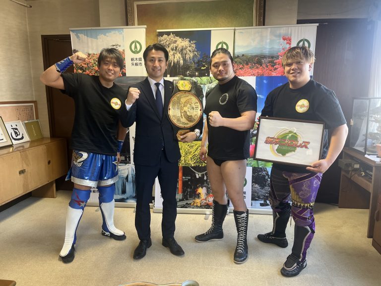 12/11 矢板市長様に表敬訪問させていただきましたイメージ